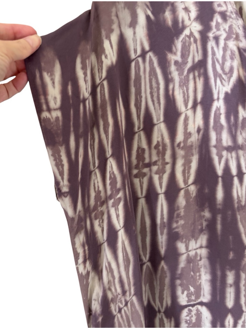 River + Sky Tie Dye V-Neck Dress in Chocolates Brown and Cream NWT - Picture 3 of 9